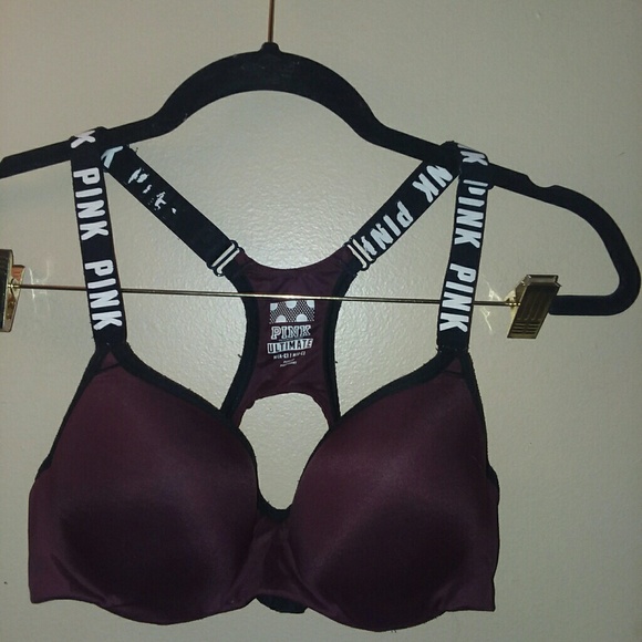 PINK Victoria's Secret Other - Pink Victoria's Secret burgundy sports bra